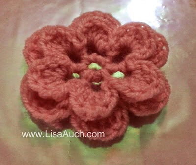 free crochet flower pattern