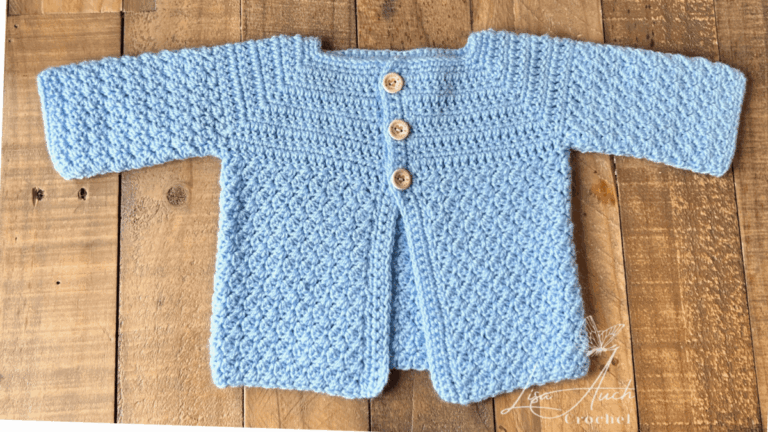 crochet baby cardigan pattern free