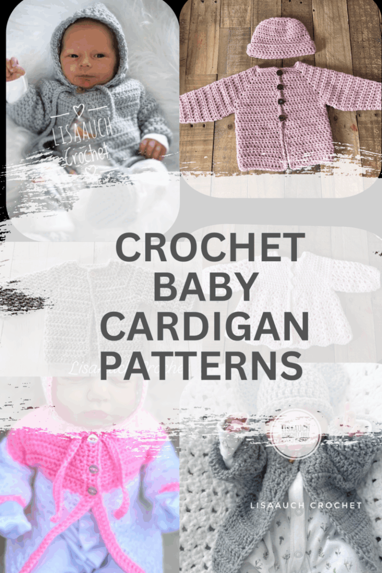 easy crochet baby cardigan free patterns