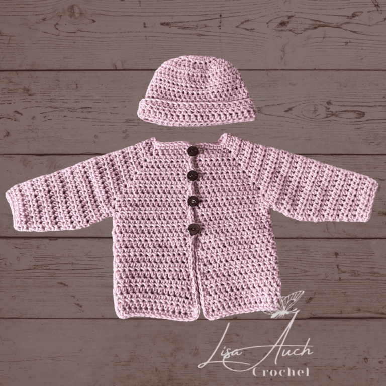 Handmade Baby Crochet Cardigan - Premature To 9 Months - Boy/Girl - White, Blue, Pink - 3-8 Lbs - Made In Portugal