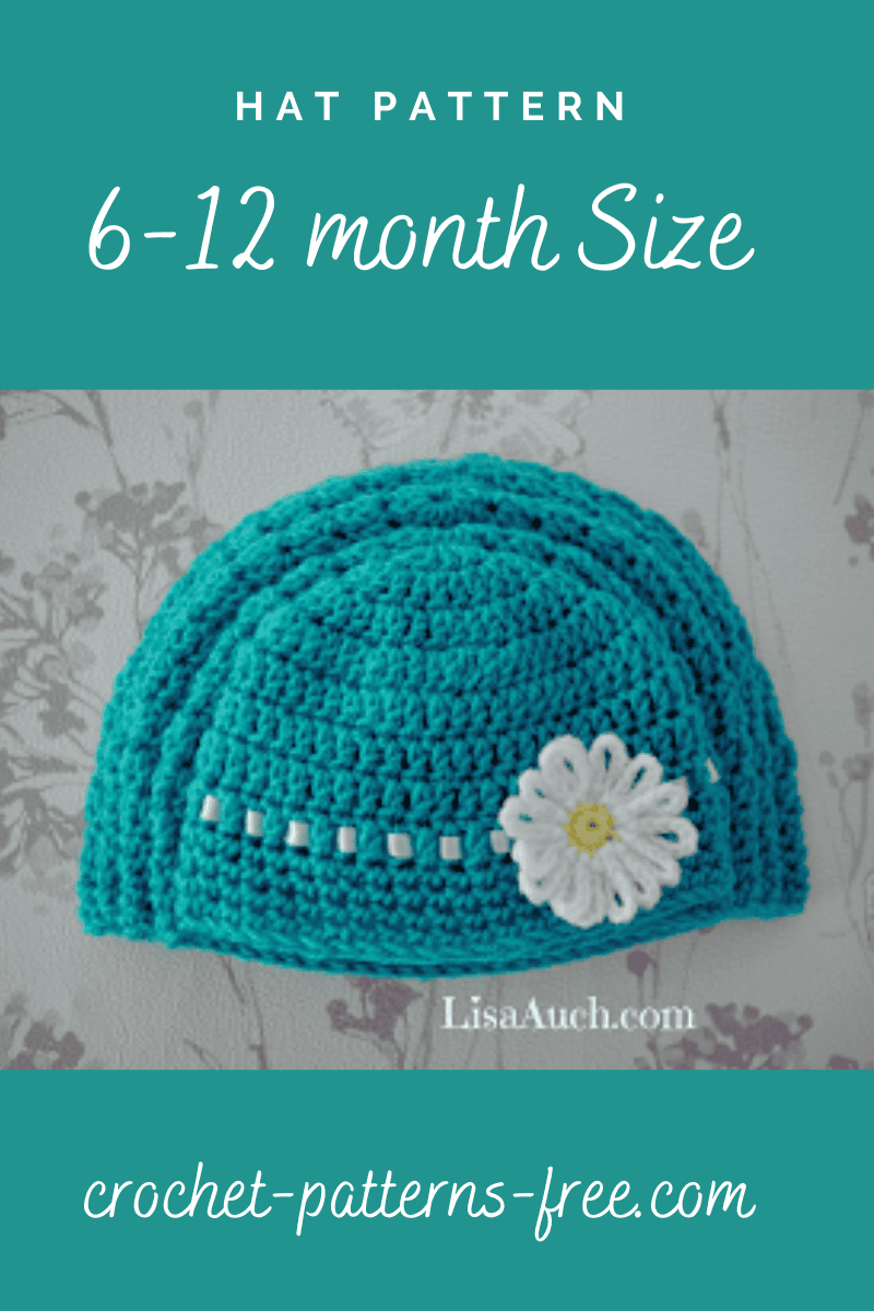 baby hat crochet pattern 6 12 months FREE
