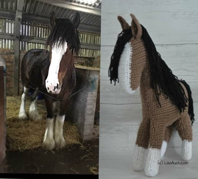 crochet horse pattern - crochet a realistic horse with this pattern
