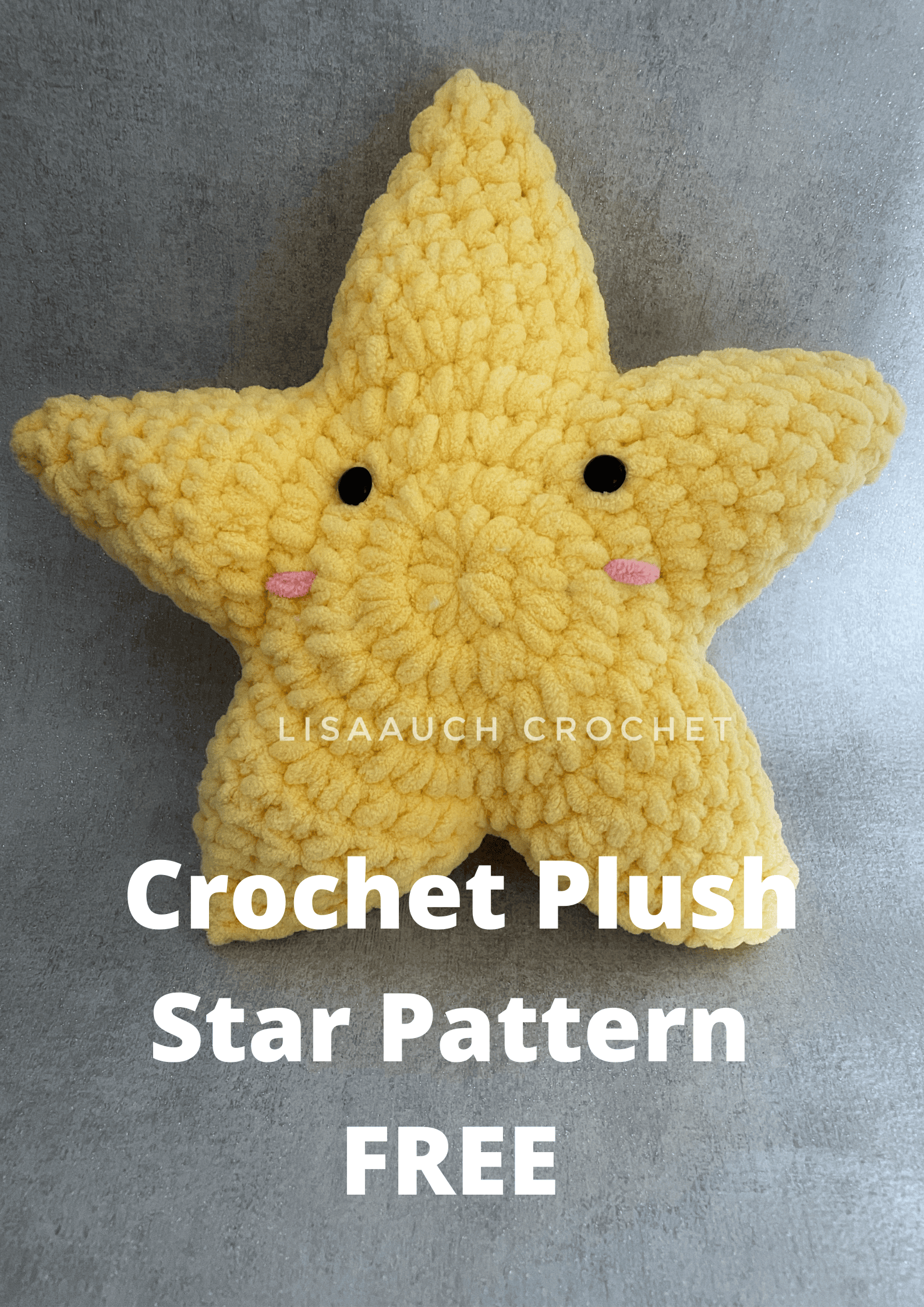 crochet plush star pattern
