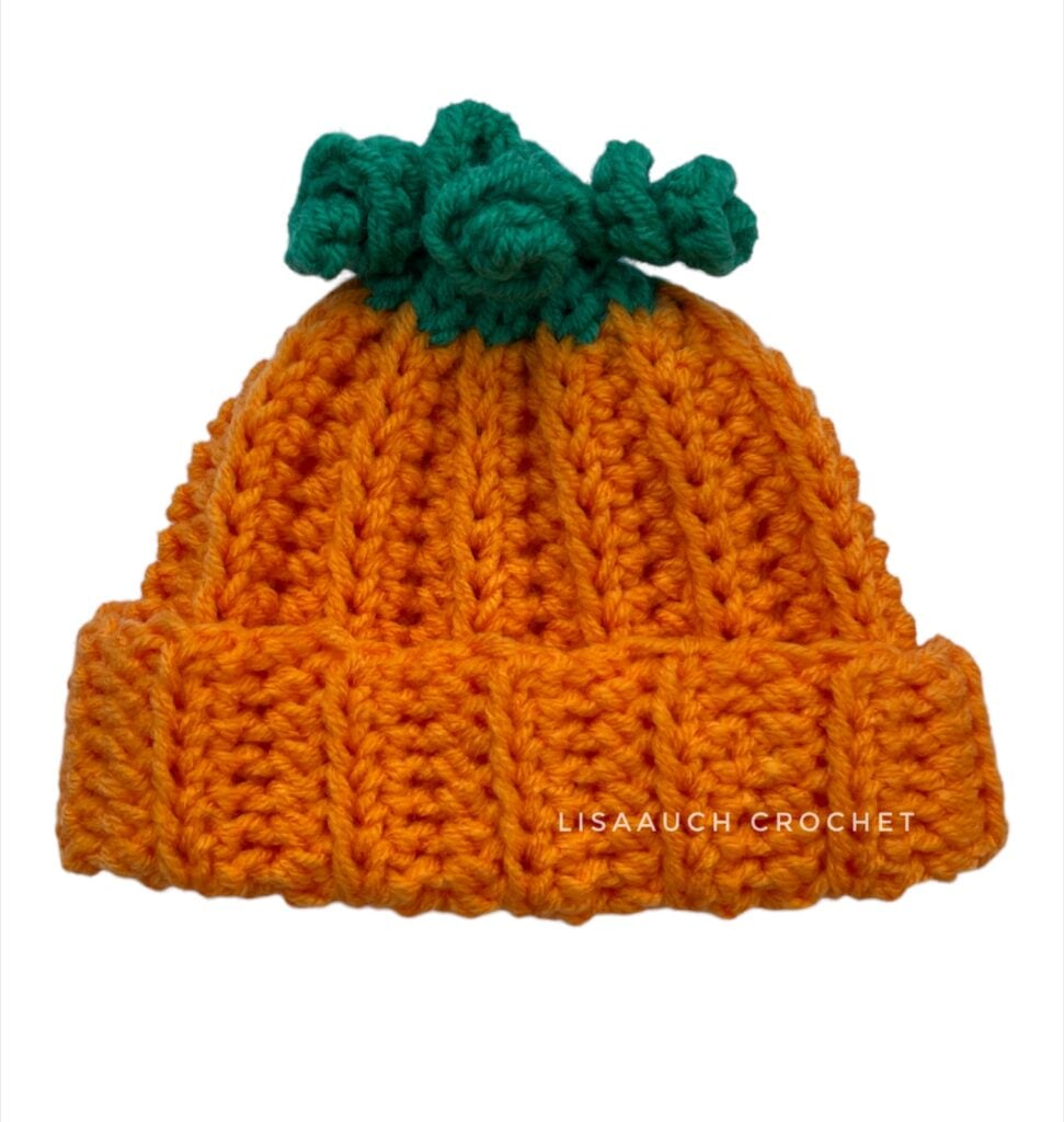 baby pumpkin crochet hat pattern free