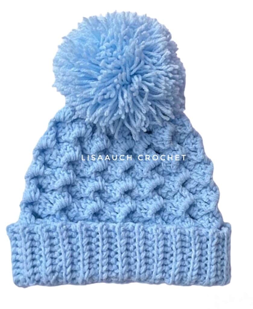 crochet baby hat crystal waves pattern free