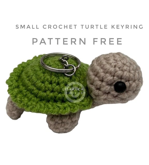 turtle crochet pattern free, free turtle crochet keychain pattern free