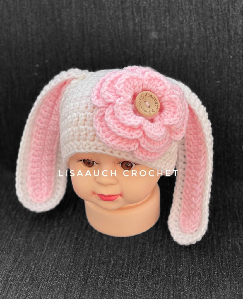 crochet baby hat with bunny ears free patter