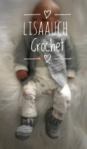 free crochet patterns- crochet patterns- lisaauch baby wearing the crochet baby set patterns completed lisaauch crochet