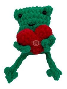 small leggy frog crochet pattern free