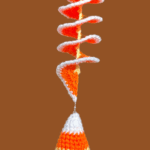 halloween crochet decoration patterns candy corn windspinner pattern free