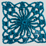 FLOWER LACY CROCHET MOTIF GRANNY SQUARE PATTERN 1