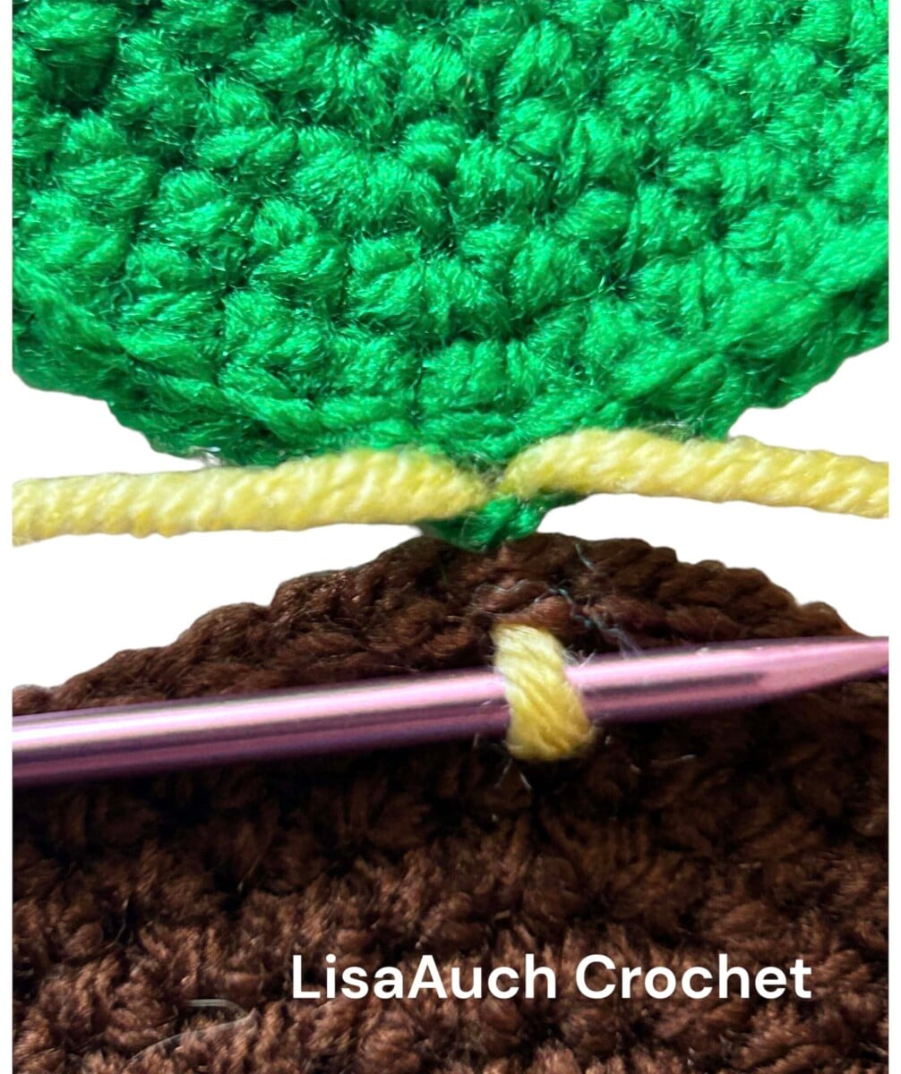 Step 4: how to crochet a large sunflower step by step - large sunflower crochet pattern free